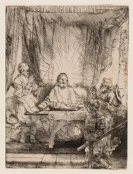 Kristus i Emmaus: Den større tallerken