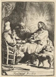 Kristus i Emmaus: det mindre billede