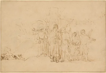 Lot og hans familie forlader Sodoma