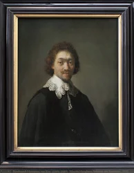 Maurits Huygens, udenrigsminister i Lahaye (Holland). Maleri af Harmensz van Rijn Rembrandt (1606-1669), olie på træ