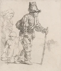 Bondefamilie på Vagabonden, ca. 1652.