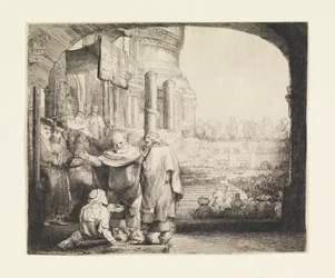 Peter og Johannes helbreder den krøblinge ved templets port