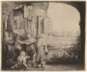 Peter og Johannes helbreder den krøblinge ved templets port