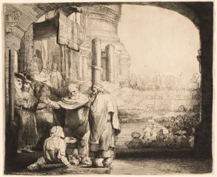 Peter og Johannes helbreder den krøblinge ved templets port