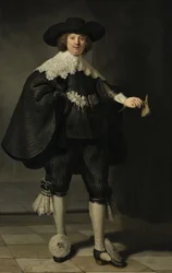 Portræt af Marten Soolmans, 1634