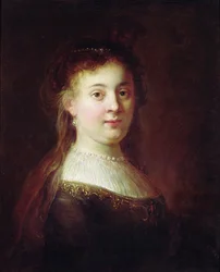 Portræt af Saskia van Uylenburgh, ca. 1633