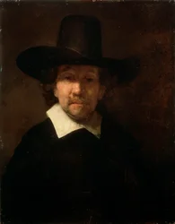 Portræt af digteren Jeremias de Decker, 1666.
