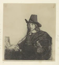 Portret van de schilder Jan Asselijn Samling af 85 originale tryk (serietitel)