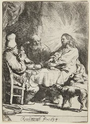 Aftensmad på Emmaus (lille ret)