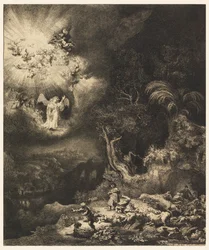 Englen viser sig for hyrderne