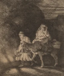 Flugten til Egypten: et natstykke, 1651.