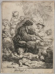 Pandekagekvinden, 1635.