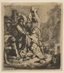 Steningen af St. Stephen, 1635.