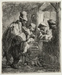 De spadserende musikere, ca. 1635.