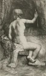 Kvinden med pilen, 1661