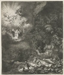 Englen viser sig for hyrderne