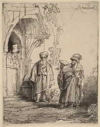 Tre orientalske figurer (Jakob og Laban)
