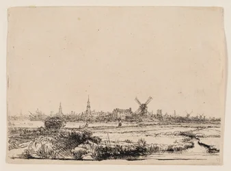 Udsigt over Amsterdam fra Kadijk