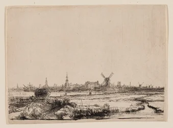 Udsigt over Amsterdam fra Kadijk