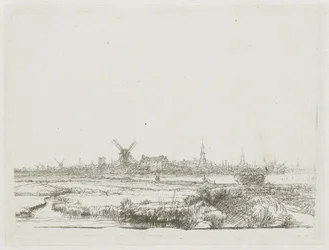 Udsigt over Amsterdam fra Kadijk
