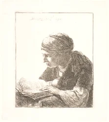 Kvinde, der læser