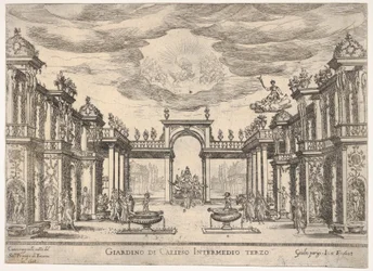 Sjette mellemspil: Calypsos have Mellem sjette: Calypsos have, fra serien ..., 1608.