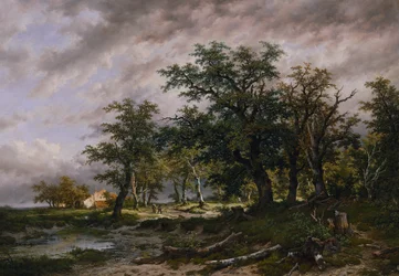 Stort hollandsk landskab