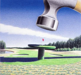 Pin, 2002, farveblyantstegning på papir