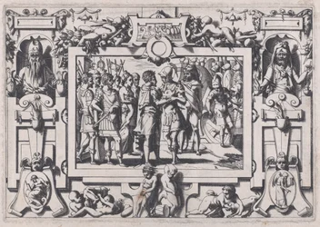 Jason ankommer til Colchis Jason ankom endelig til Colchis..., 1563.
