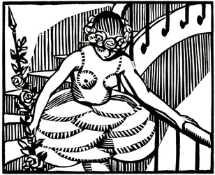 Illustration til "Mitsou" af Colette