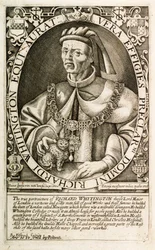 Dick Whittington, borgmester i London (kobberstik)