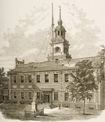 County Court House eller, Independence Hall, Philadelphia Pennsylvania, ca. 1880