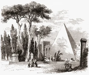 Den protestantiske kirkegård og Cestius