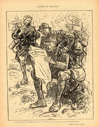 Rød latter, satirisk i N & B