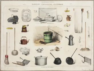 Husholdningsredskaber, ca. 1870-1900