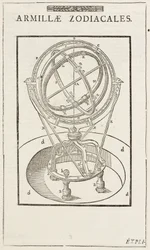 Tycho Brahes zodiakale armillarsfære, før 1570