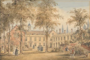 Trinity Hall fra Garden, Cambridge