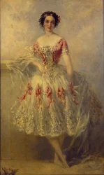 Portræt af Marie-Adeline Plunkett, 1854.