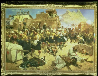 Candahar: The 92nd Highlanders and the 2nd Gurkhas Storming Gaudi Mullah Sahibdaddani