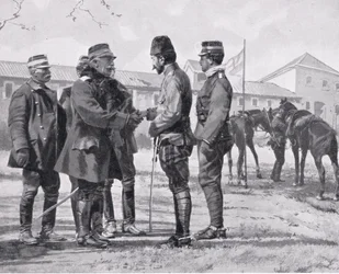 The Surrender of Yanina, illustration fra 