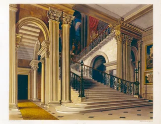 Trappekasse, Buckingham House, fra 