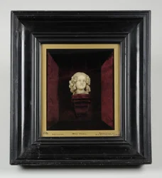 Buste af en pige, ca. 1850 (voks)