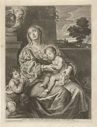 Madonna med Sovende Barn og Johannes Døberen Vor Frue af Bystanten til Brvssel (titel på objekt)