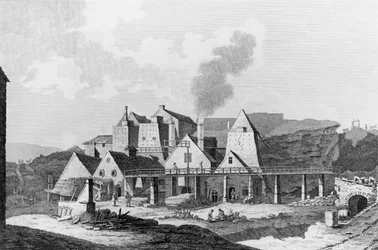 Blaenavon Ironworks (gravering)