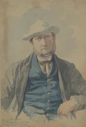 Portræt af Mr. George Bailey, 1855.