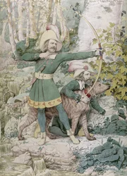Skitse af Robin Hood, 1852