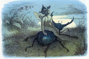 Eventyrdronningens budbringer, c1870