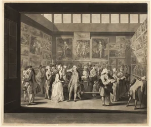 The Exhibition of the Royal Academy of Painting in the Year 1771 (Det Kongelige Maleris Akademis udstilling i 1771)