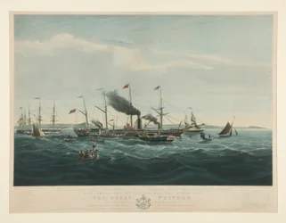 Til minde om etableringen af Steam Navigation mellem Storbritannien og Amerika