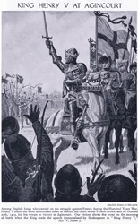 Kong Henrik ved Agincourt 1415 e.Kr., ca. 1950